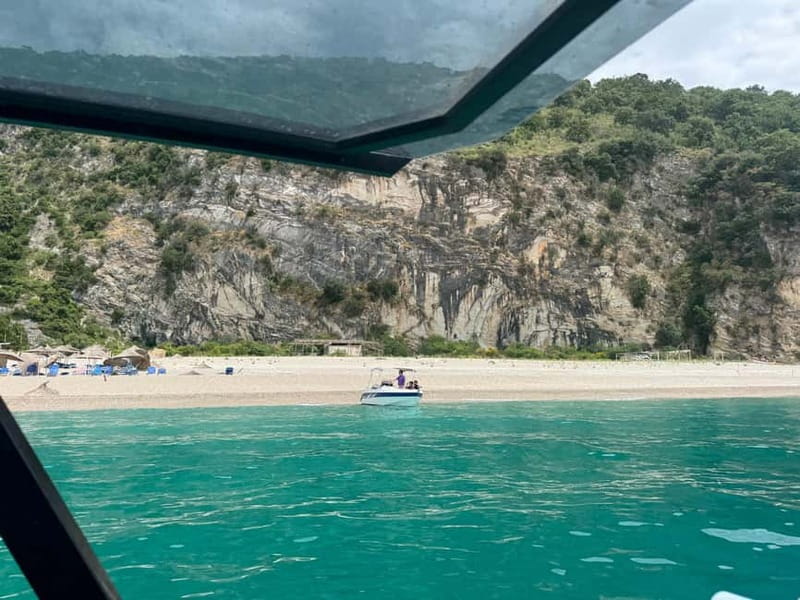 Group Tour 7 stops Saranda to Krorez Free Drink and Umbrella - Turtle Cave: a short first look at the coast