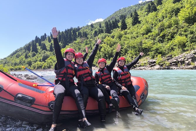 Guided Rafting Tour - Vjosa River National Park - Permet, Albania - Faster water in the second half
