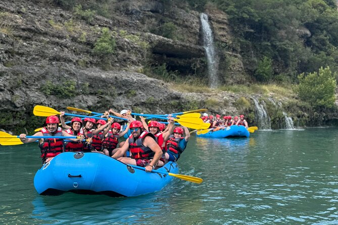 Guided Rafting Tour - Vjosa River National Park - Permet, Albania - Starting at the Përmet base camp