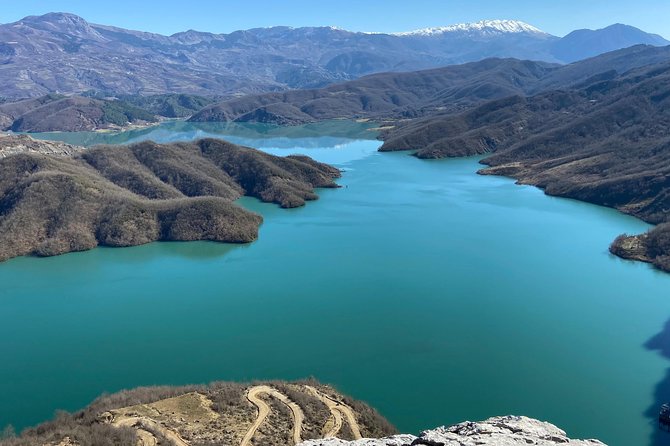 Hike Gamti Mountain with Bovilla lake view & canyon- From Tirana - First Views Of Bovilla’s Teal Water