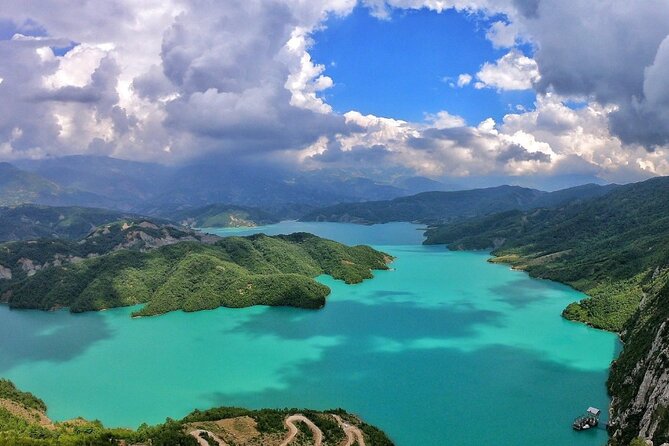 Hiking in Tirana – Private Day tour of Bovilla Lake from the City - The first climb beside Lake Bovilla