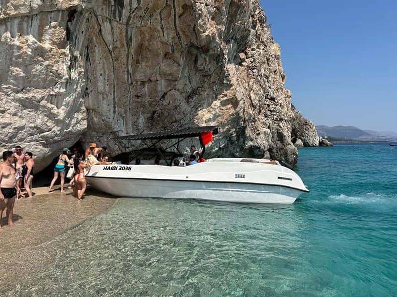 Himare: Exciting Boat Tour from Himare to Gramma Bay - Saint Andrews Beach and the homemade snack