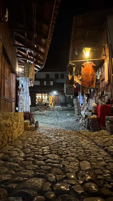 Kruja by Night: Castle & Bazar Tour from Durres/Golem