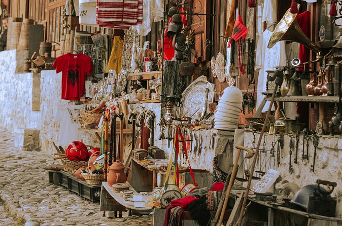 Kruja Castle, Museum & Bazaar Day Trip from Durres/Golem - Browsing the Old Bazaar’s handmade goods