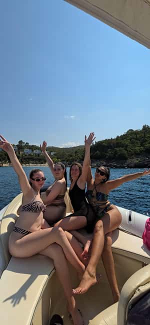 Ksamil Pigeon Cave Snorkeling free Drinks Speedboat In Group - Monastery Beach and the cave with the best photo angle