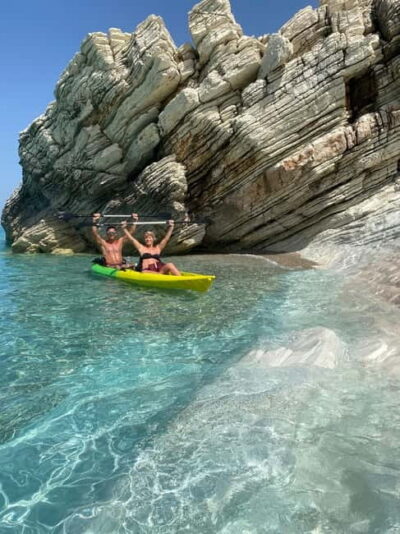 Lukova – Kroreza secret beaches and caves: Kayak & SUP Tour