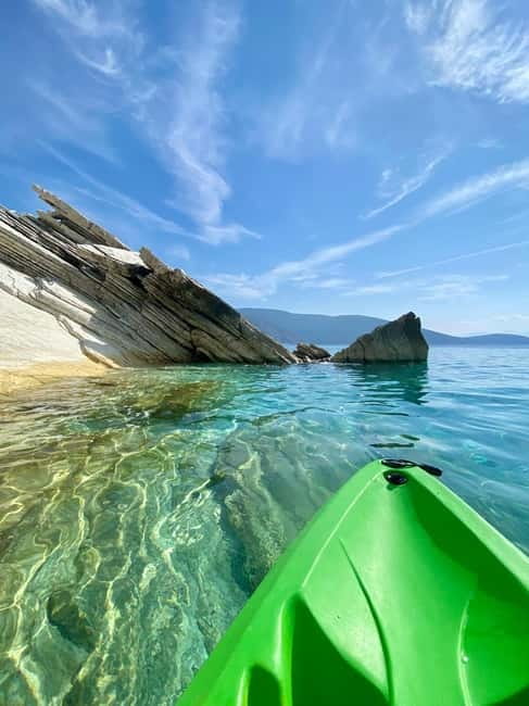 Lukova - Kroreza secret beaches and caves: Kayak & SUP Tour - The return paddle and finish in Lukova