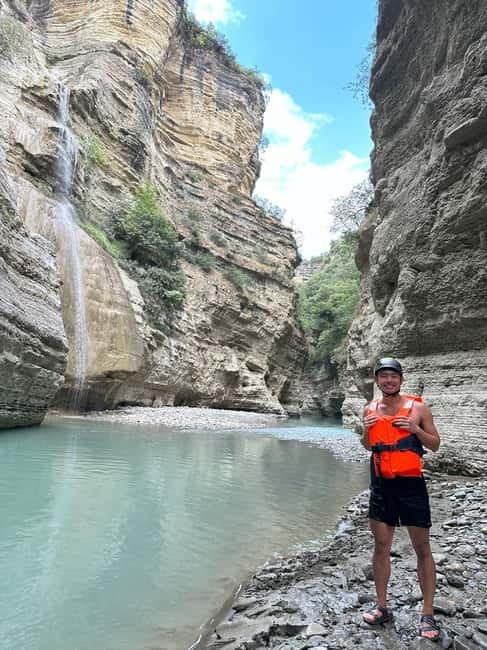 Osumi Canyon Swim, Float, Explore & Bogove Waterfall - Bogove Waterfall: a clear pool and a gentle first stop