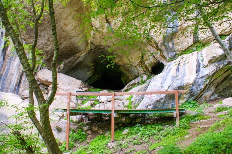 "Pëllumbas Cave, Erzeni Canyon & Petrelë Fortress Excursion" - Petrelë Castle and views across the hills