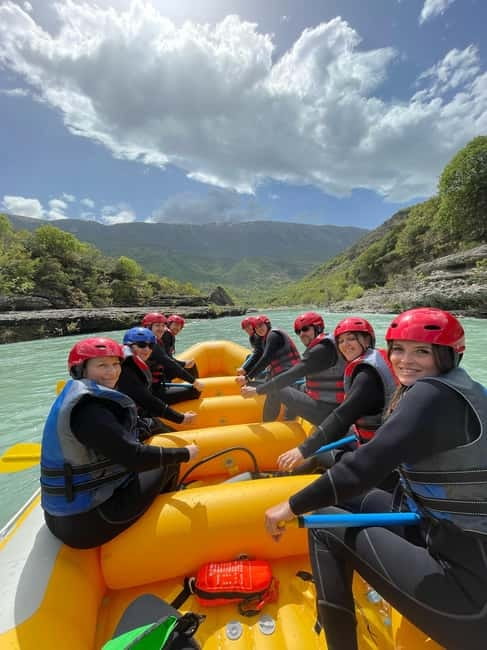 Permet: Vjosa River National Park Guided Rafting Tour - What to bring for a comfortable ride