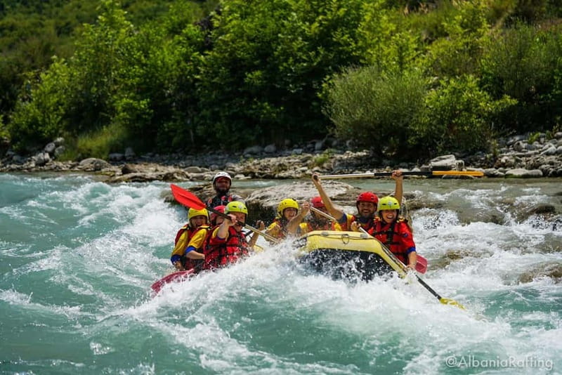 Përmet: Vjosa River Rafting from Permet or Berat city - How challenging is the Class III rafting?