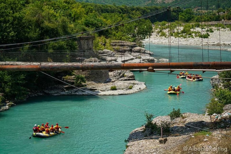 Përmet: Vjosa River Rafting from Permet or Berat city - Starting in Përmet at 09:30 or 14:30