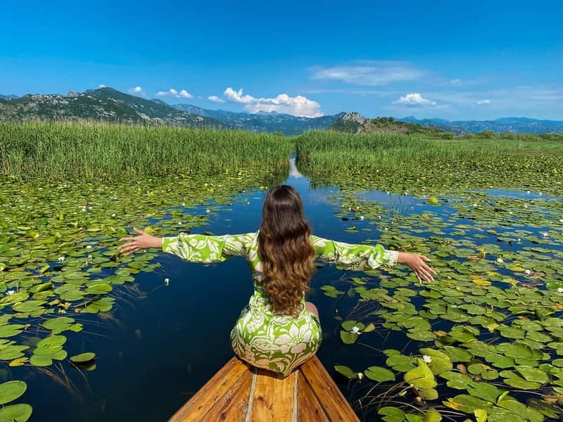Private Skadar lake tour with guide, snacks and drinks - Through the narrow Virpazar channel