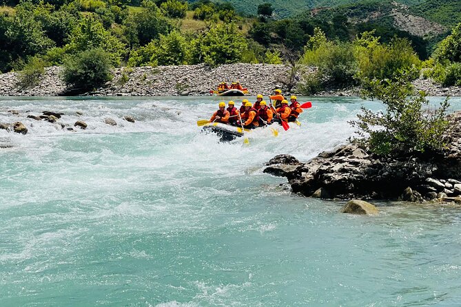 Rafting the Last Wild River of Europe , Vjosa - Fresh fruit and a simple finish at the center