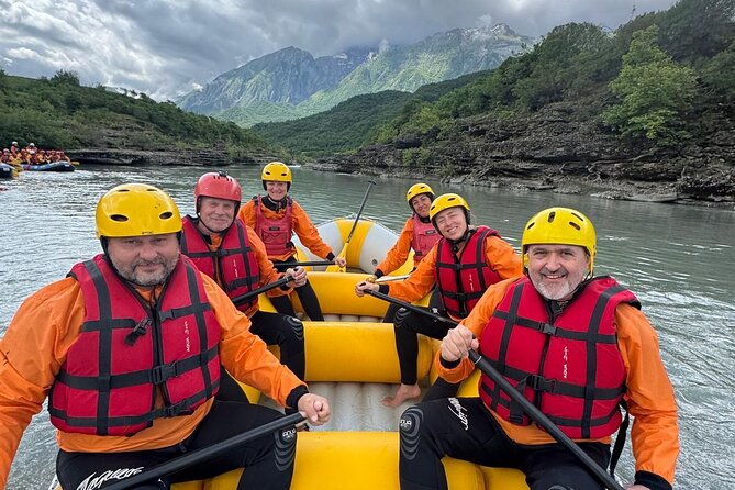 Rafting the Last Wild River of Europe , Vjosa - Gearing up with wetsuits, helmets, and life jackets