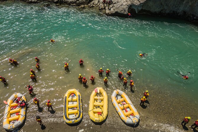 Rafting Vjosa River Gjirokastër Albania ARG - A Vjosa River trip with Langarica Canyon scenery