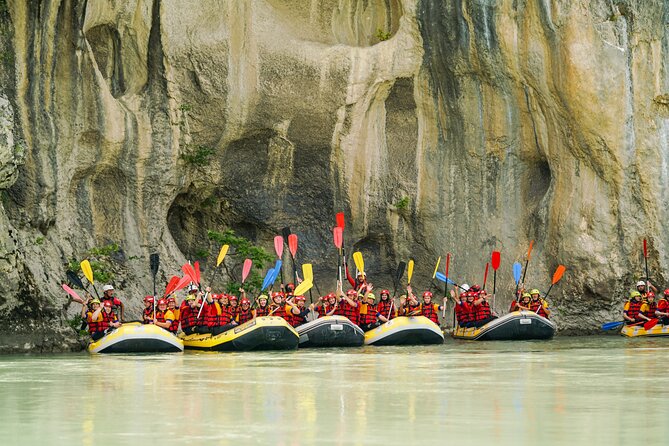 Rafting Vjosa River Gjirokastër Albania ARG - Through the canyon, where the scenery does most of the work