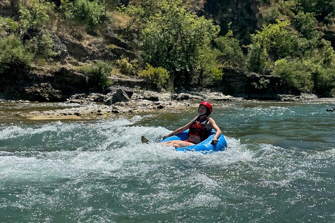 River Tubing Experience at Vjosa National Park in Permet, Albania - The first minutes on the water