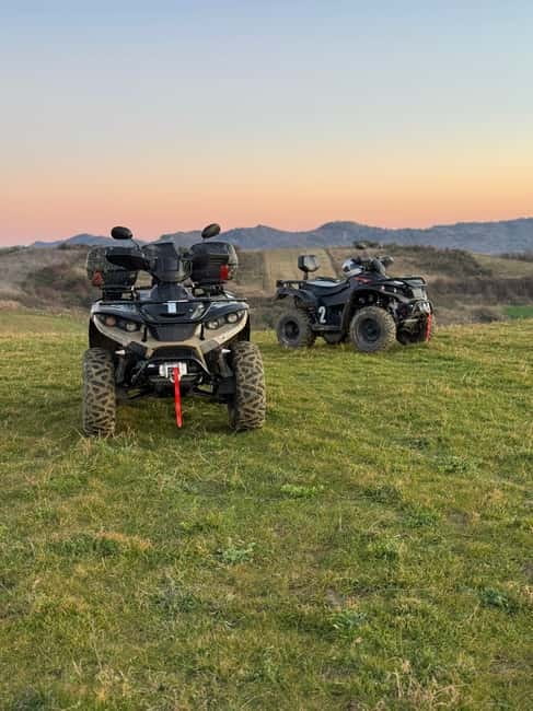 Ro_Riding Atv Tour - Leaving the paved roads for Durres hill country