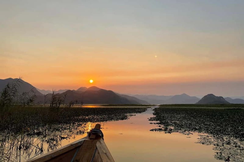 Romantic Sunset tour on Skadar lake with drinks and snacks - Why a two-hour sunset cruise works so well