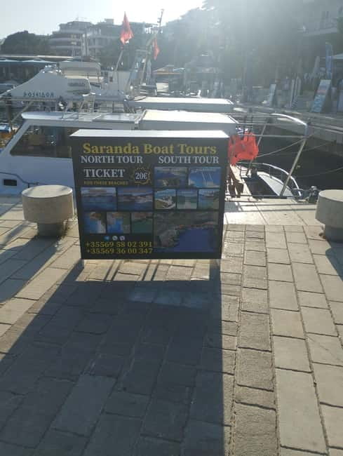 Saranda Boat Tours/Excursions/Fun/Relax/Sun/Swim/Enjoy - Leaving Sarandë from Limani, Riviera