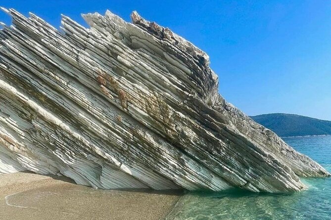 Saranda Boat Trip to Hidden Bays and Kroreza with snorkelling - Gremina at Kepi i Qefalit: A Quick Swim in Blue Water