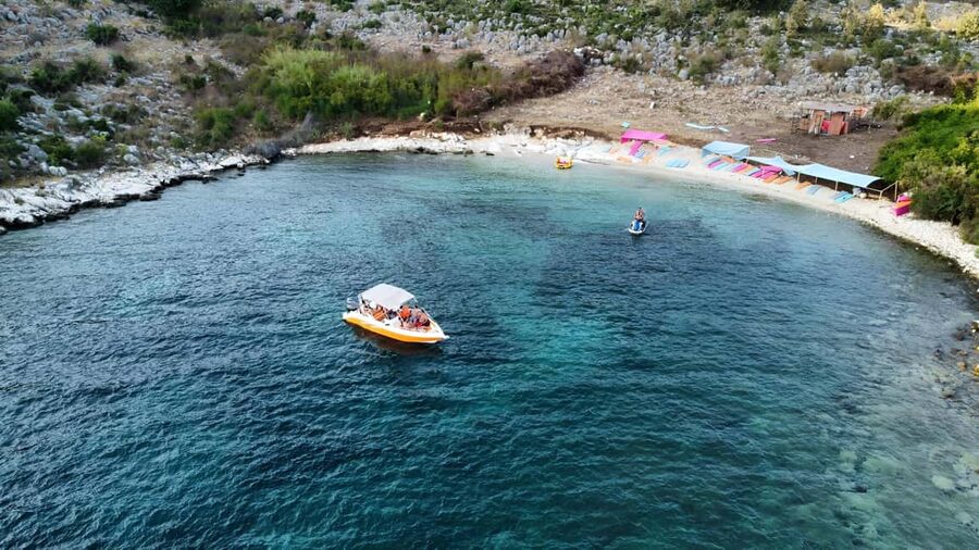 Saranda: Full-Day Boat Tour with Beach Stops & Swimming - Kakome Bay is made for a calm swim