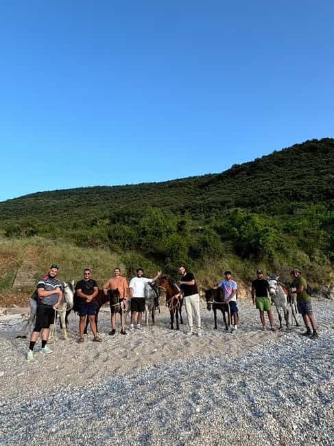 Saranda: Horseback Riding Tour - Starting in Nivicë and getting ready to ride