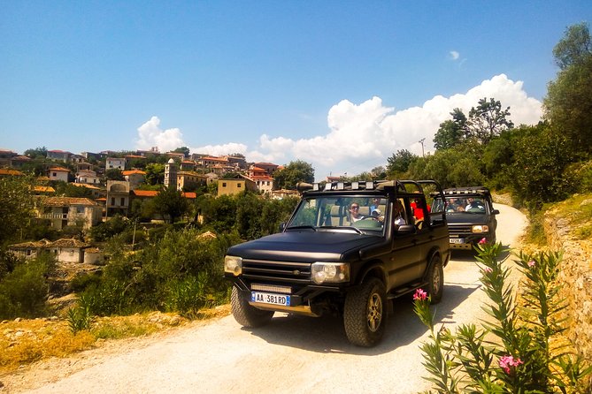 Saranda Jeep Safari 4x4 a Castle, Secret Beach and Blue Eye - Borsh Beach, olive groves, and the long coastal road