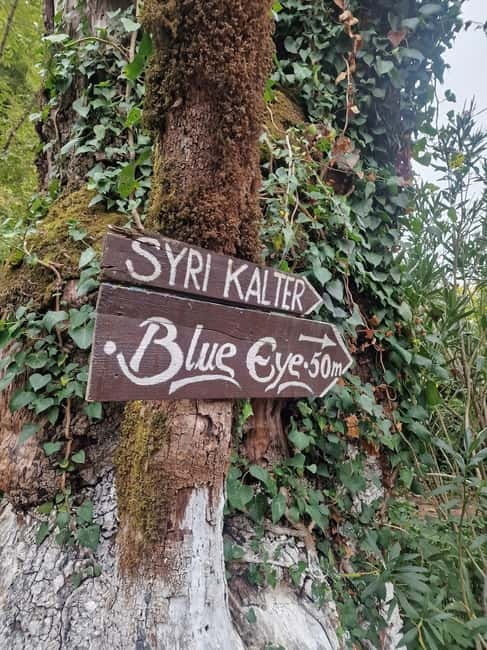 Sarande: Blue Eye Spring and Lekursi Castle Sunset Tour - Reaching the Blue Eye by train or on foot