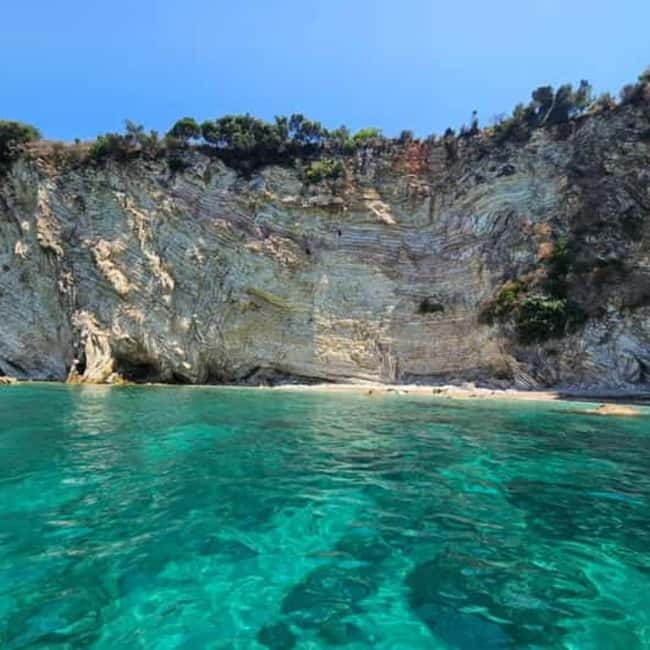 Sarandë: Boat Tour at Kroreza & Hidden Caves with Snorkeling - Qefal offers another quick water stop