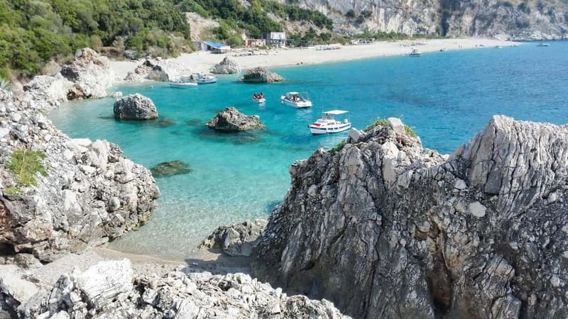 Sarandë: Boat Tour at Kroreza & Hidden Caves with Snorkeling - Krorëza Beach is the main event