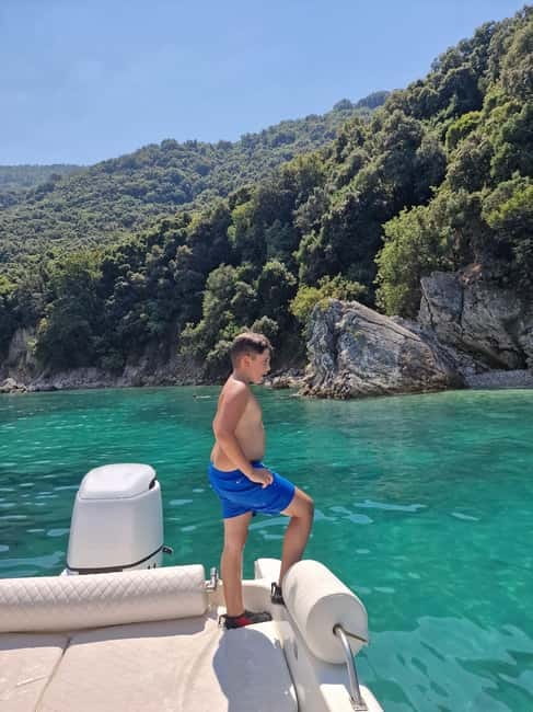Sarande: Boat Tour to Krorez with Snorkle&Drinks&Swimming - Leaving Limani Port from the Enzo Water Sport desk