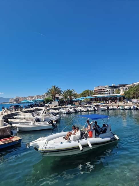 Sarande: Boat Tour to Krorez with Snorkle&Drinks&Swimming - Krorez Beach, the long central break