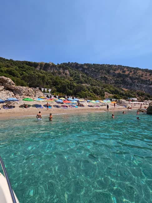 Sarandë: Boat Tour to Kroreza with Snorkel and free Umbrella - Three hours at Kroreza Beach