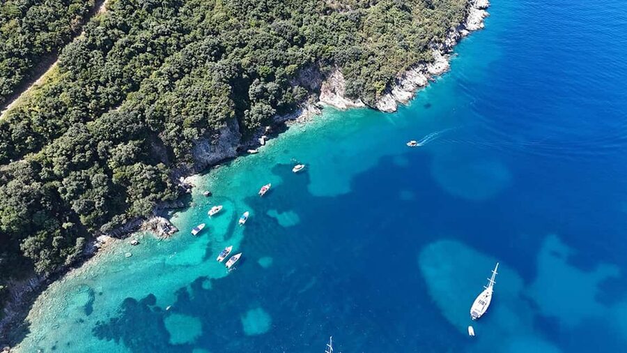 Sarandë: Boat Tour Turtle Cave Kakome & Krorez Snorkeling - Military Bay and Rrojdhes