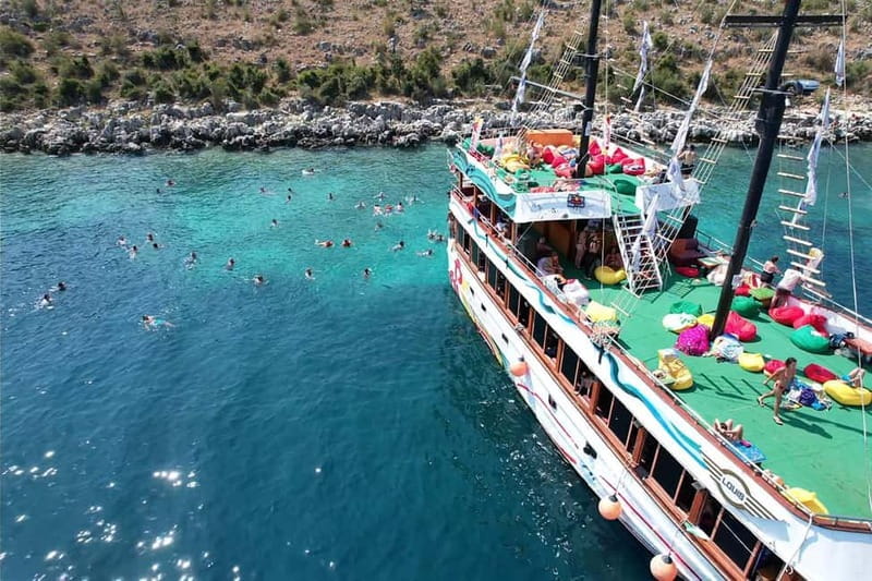 Sarande: Full-Day Louis Luxury Yacht Tour from Saranda - Kakome Bay is for clear-water swimming