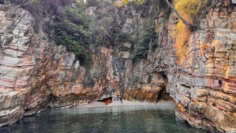 Sarande: Hidden Cave, Gremina, Kakome & Krorez Boat Tour - Gremina Bay brings the first proper swim