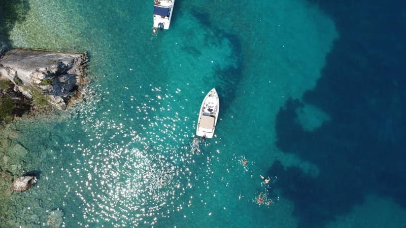 Sarande: Hidden Cave, Gremina, Kakome & Krorez Boat Tour - Kakome Bay is one of the visual highlights