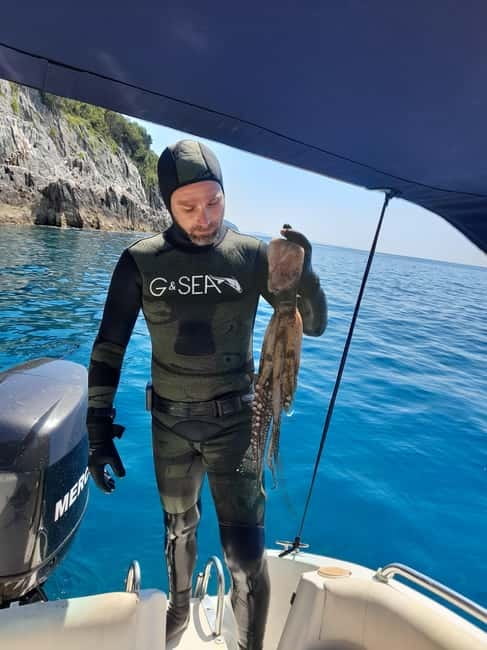Sarande: Hidden Cave, Gremina, Kakome & Krorez Boat Tour - Krorez Beach is the main event