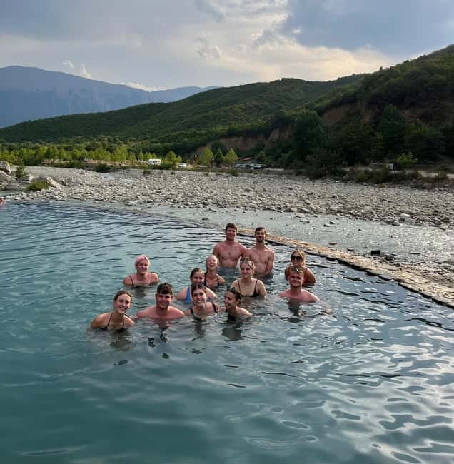Sarande: Permet 4x4 Tour, Rafting and Thermal baths - A short stop in Gjirokastër District