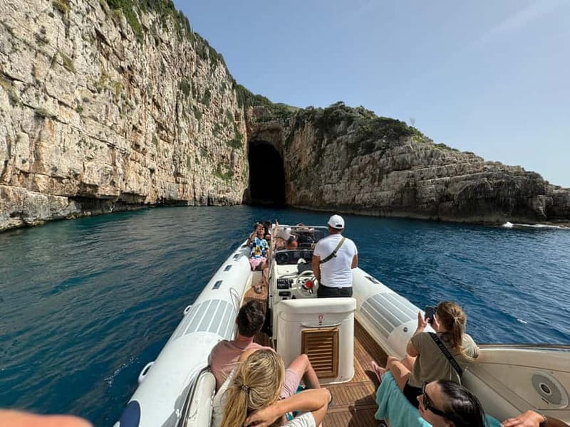 Secret Blue Cave & Grama Bay - Speed Boat Tour - Dafina Bay brings the first real swim