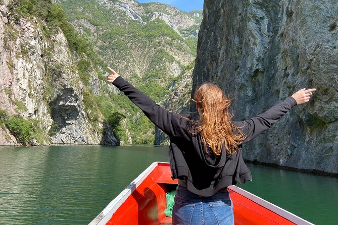 Shala river & Komani lake -Day trip departure from Tirana/Shkodra - A boat ride through mountain corridors