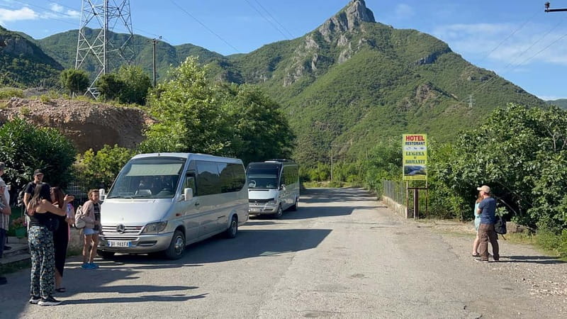 Shkoder: Transfers to Valbona/Theth/Shala River. Both ways. - The 06:30 departure near Rozafa Hotel