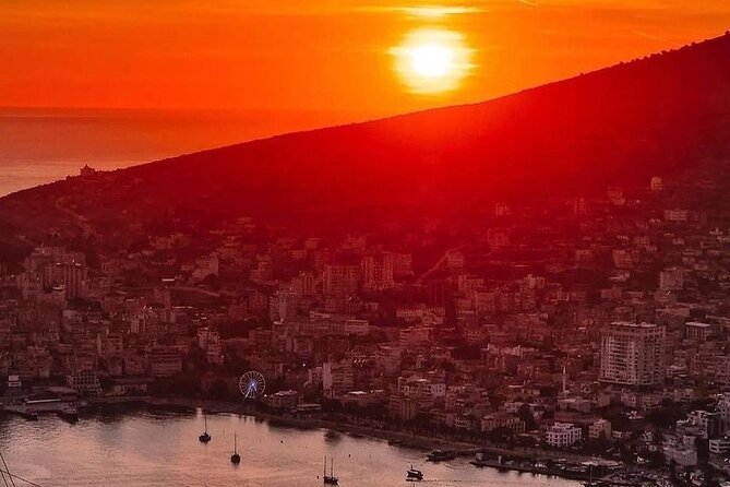 Special Tour "Wine Tasting - Blue Eye and Lekursi Castle" - Lekuresi Castle and the view over Saranda