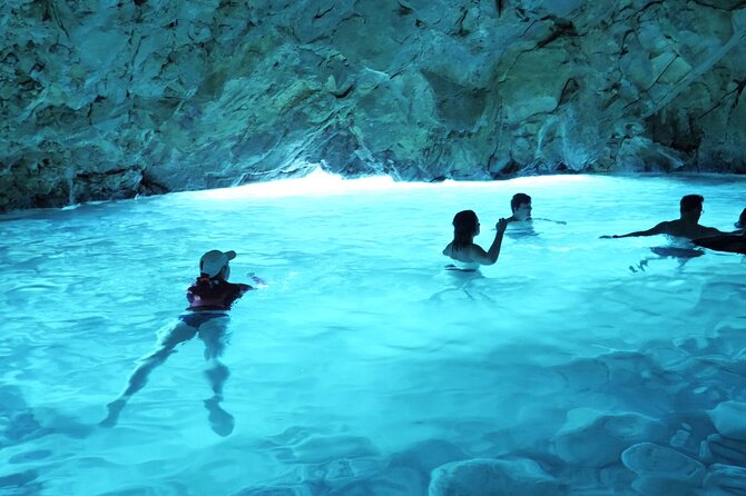 Speed Boat Tour to Vlore's Secret Blue Cave at Grama Bay - Dafina Bay gives you the first real swim