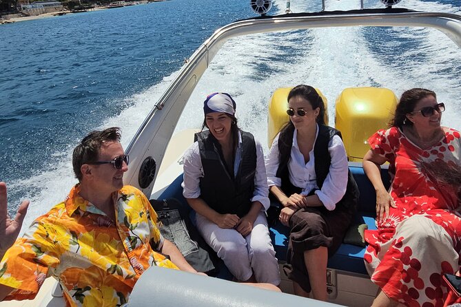 Speedboat Tour Swimming Snorkeling in Pigeon Cave Mirror Beach - Five Islands of Ksamil is where your schedule changes