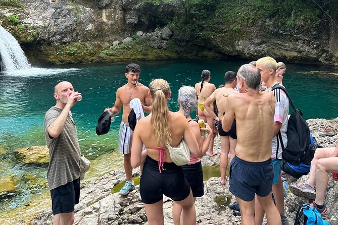 Theth Adventure: Bogë, Blue Eye & Grunas Waterfall - A quick food break before the Blue Eye
