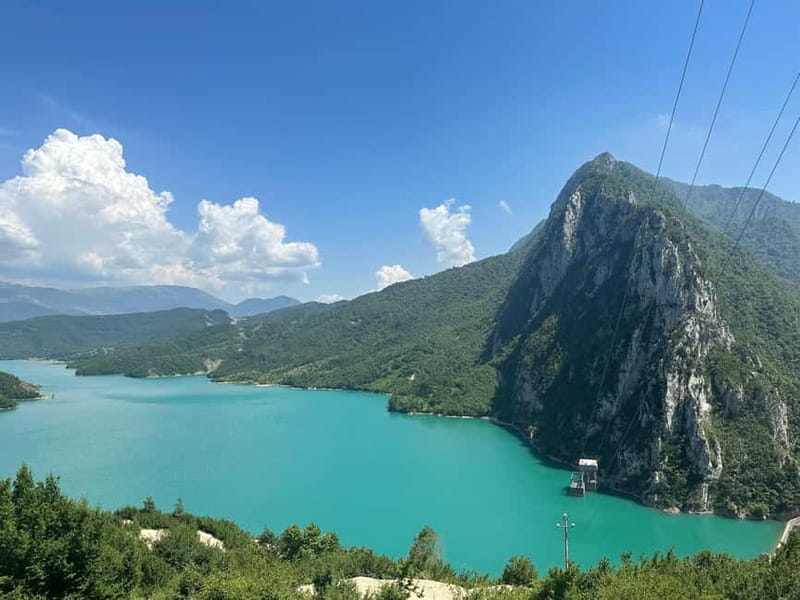 Tirana: Bovilla Lake & Gamti Mountain by SUV (No Hiking) - Reaching Bovilla Reservoir after the countryside drive