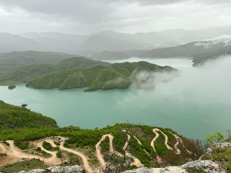 Tirana: Bovilla Lake & Gamti Mountain with SUV, No-Hiking - The view over Bovilla is worth the effort